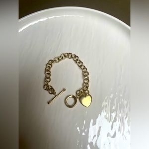 10 k gold charm bracelet